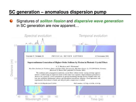 PPT Supercontinuum Generation In Photonic Crystal F Ibers PowerPoint