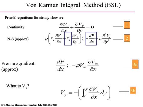 Von Karman Integral Method BSL PRANDTL BOUNDARY LAYER