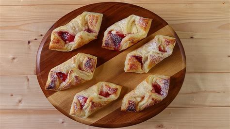 Soft Cheese And Jam Pastries Recipe Afelias Kitchen Youtube