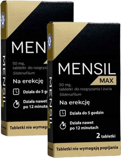 Mensil Max Na Potencj Erekcj Mg X Tabletki Allegro Pl