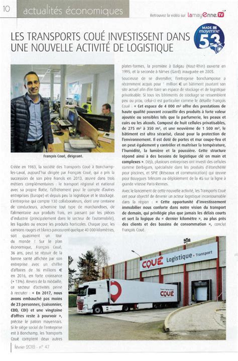 Article Vid O Logistique Transports Cou Transports Cou