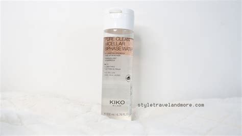 Kiko Milano Pure Clean Micellar Biphase Water Review Styletravelandmore