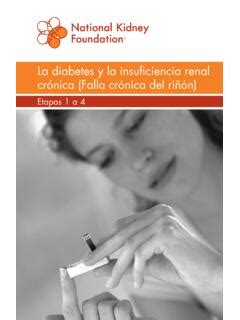 La Diabetes Y La Insuficiencia Renal Cr Nica Falla La Diabetes Y