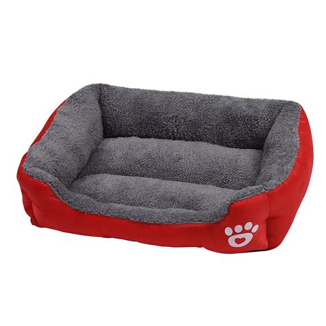 Njoeus Pet Beds For Medium Dogs Clearance Pet Beds Pet Winter Warm Pet Square Bed Pet Supplies