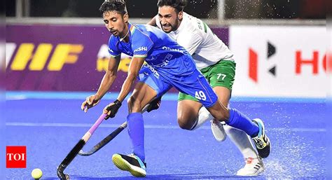 India Vs Pakistan Hockey India Concede Late Goal To Draw With