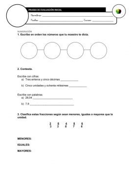 Nuevas Pruebas De Evaluaci N Inicial Tercer Ciclo Primaria