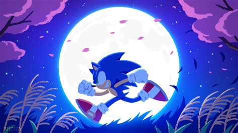 Sonic The Hedgeblog On Twitter Rt Sonicofficialjp 今夜は「中秋の名月」🌕 丸い満月の下で走るソニック 🔵 とっても気持ち良さそうです☺