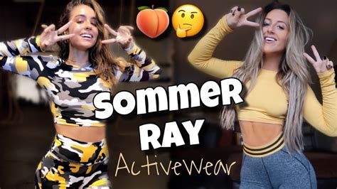 Sommer Ray Activewear Review Haul Wear Test Youtube