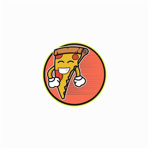 Premium Vector Pizza Funny Mascot Illustration