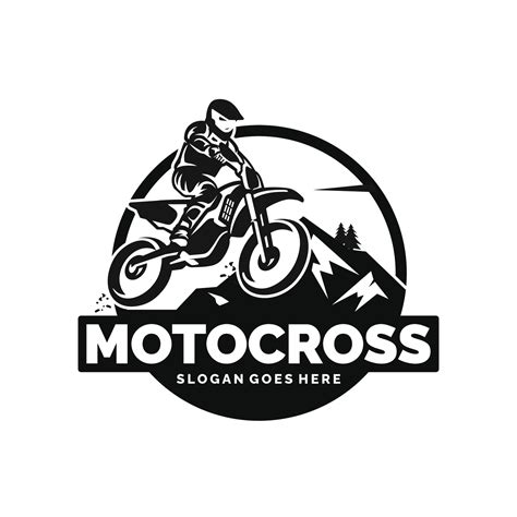 Motocross logo design vector 23794982 Vector Art at Vecteezy