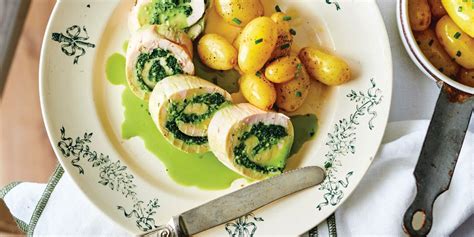 Chicken And Spinach Roulade Taste Of France