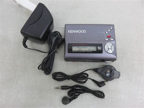 【目立った傷や汚れなし】kenwood ケンウッド Dmc F5r ポータブルmdプレーヤー Mdウォークマン Walkman 動作品 中古の