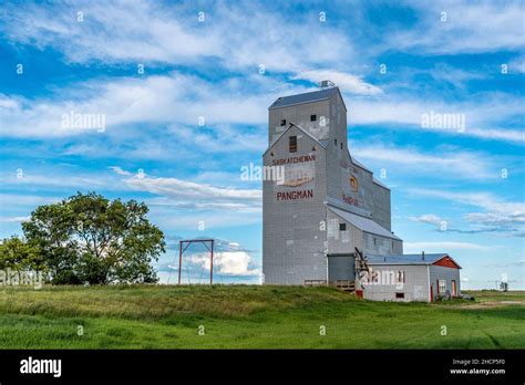 Pangman Saskatchewan Canada July 18 2020 The Abandoned Wheat Pool