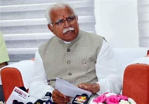 Khattar To Be Haryana Cm Again May Take Oath On Sunday The English