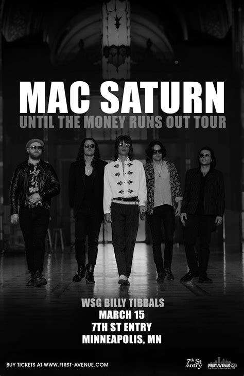 Mac Saturn ★ 7th St Entry - First Avenue