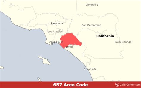 Area Code 657 - Map, time zone, and phone lookup