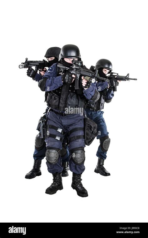 Special weapons and tactics (SWAT) team in action Stock Photo - Alamy