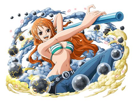 Bodskih Nami One Piece One Piece One Piece Treasure Cruise 1girl D Belt Bikini Bikini