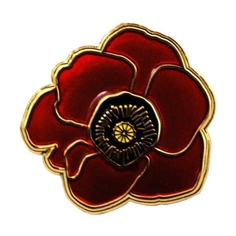 Remembrance poppy pin - westoregon