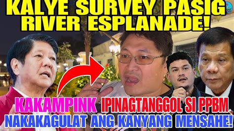 KALYE SURVEY KAKAMPINK IPINAGTANGGOL SI PBBM SA PANAWAGAN NI BASTE