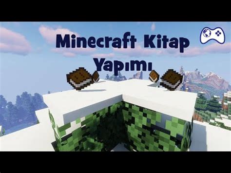 Minecraft Kitap Yapımı Kağıt Kitaplık Büyülü Kitap Dahil YouTube