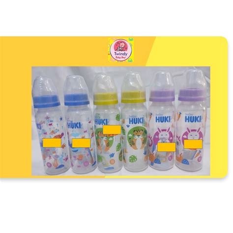 Jual Huki Orthodontic Nipple Round Pp Bottle Ml Botol Susu Bayi