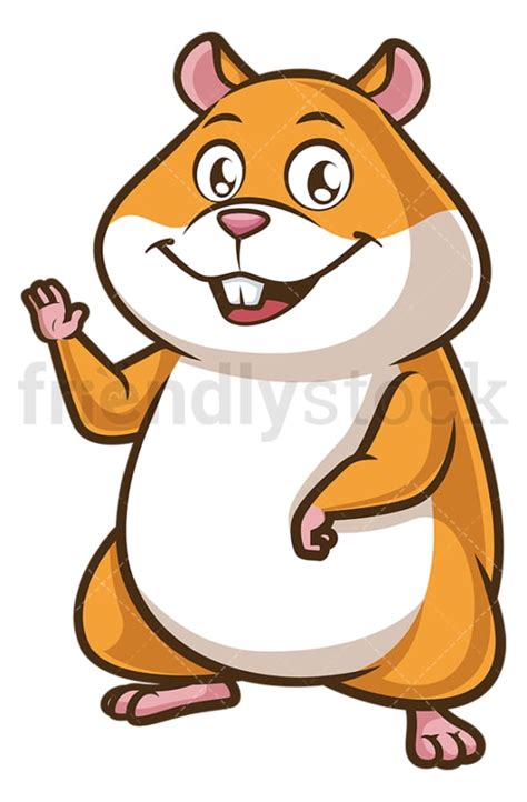 Scared Hamster Cartoon Clipart Vector FriendlyStock