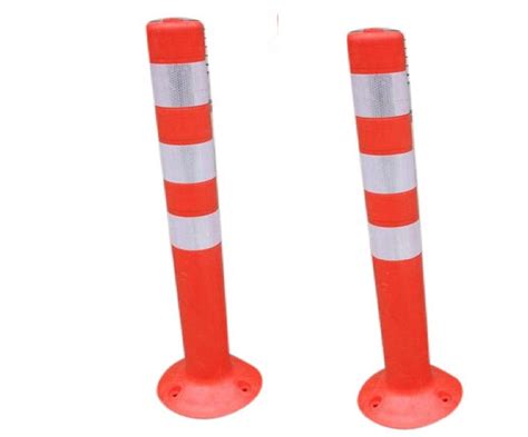 Orange Polyurethane Flexible Pu Spring Post For Road Safety Mm At