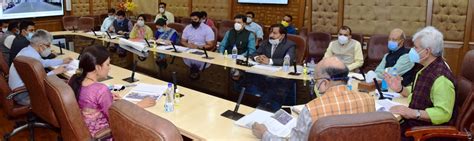 Lt Governor Chairs Review Meeting Of Smart City Projects