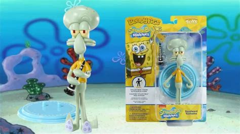 Noble Collection Bendyfigs Spongebob Squarepants Squidward Biege Figurine Eur 3514