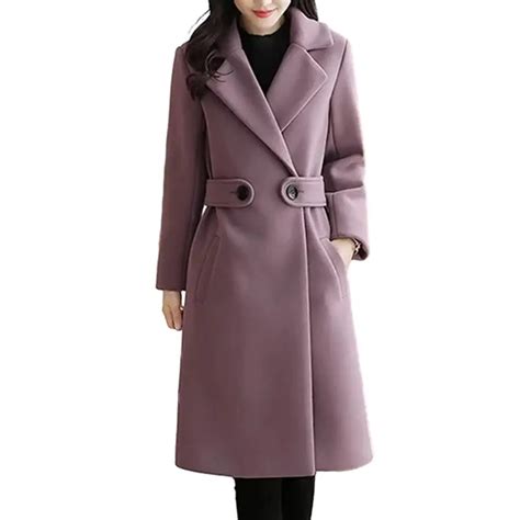 Fashion 2024 Spring Autumn Women New Korean Suit Collar Mid Length