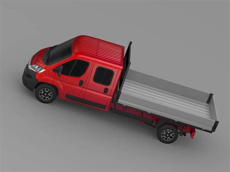 Fiat Ducato Crew Cab Truck D Model By Creator D