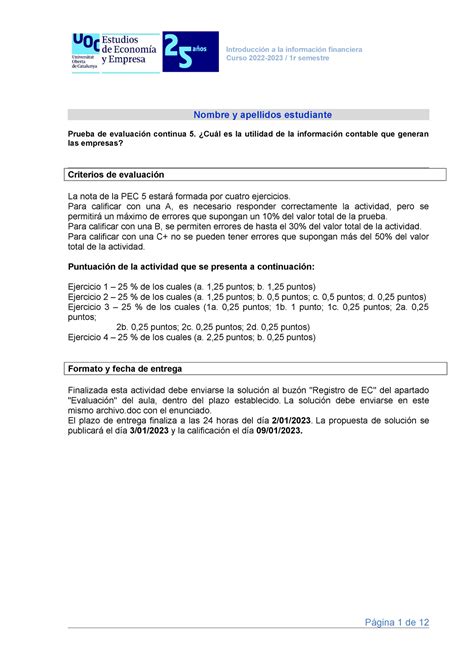 Iife Pec Pec Introducci N A La Informaci N Financiera Curso