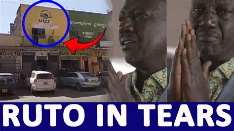 Kimeumana Ruto S UDA Office Repainted White By Angry Protesters YouTube