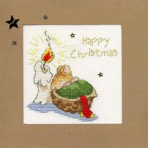 Bothy Threads Cross Stitch Kit Christmas Card First Christmas