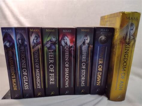 Throne Of Glass Sarah J Maas 8 Book Set Pb 1 Hc Out Of Print Original Covers Ebay