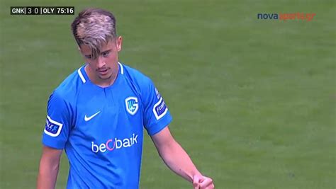 Edon Zhegrova Amazing Goal Krc Genk Olympiakos