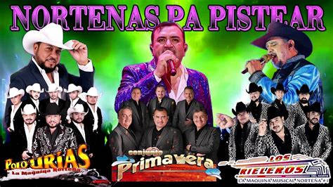 Conjunto Primavera Y Los Rieleros Del Norte Y Polo Urias Puras