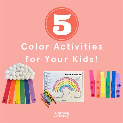 5 Color Recognition Activities - Learning With Kelsey