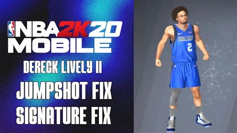 Dereck Lively Ii Jumpshot Fix Nba K Mobile Youtube