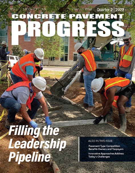 Second Quarter Edition Of Concrete Pavement Progress Available Online