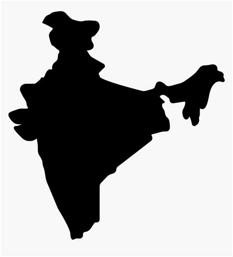 India Royalty-free Vector Map - India Map Black Png, Transparent Png , Transparent Png Image ...