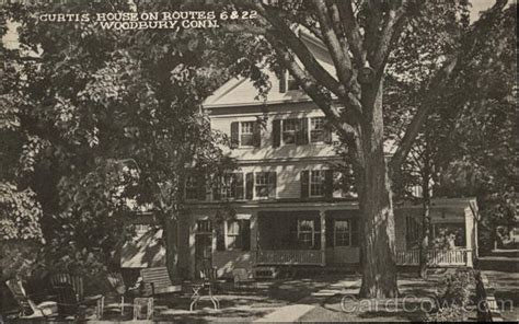 Curtis House On Routes 6 And 22 Woodbury Ct Postcard