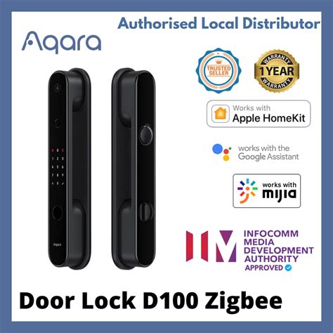 Aqara D100 Smart Door Lock Zigbee Singapore Rack85