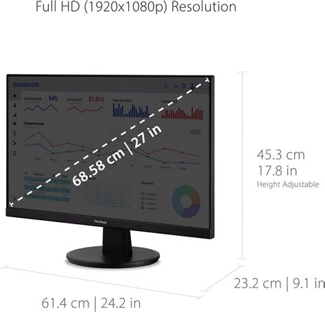 Viewsonic Va Mh Inch Full Hd Monitor Review Computer Reviews