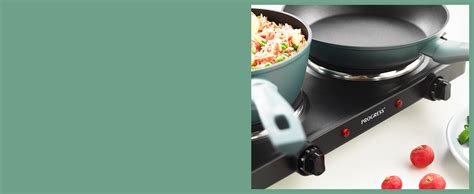 Progress Twin Hot Plate With Dual Temperature Controls Electronica Pakistan