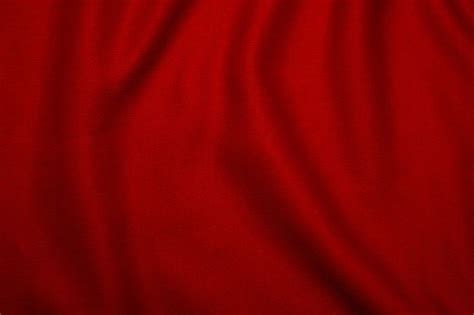 Red Silk Folded Fabric Background