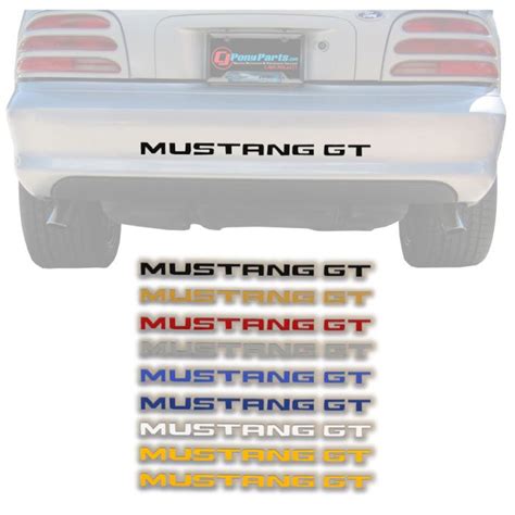 Graphic Express Mustang Rear Bumper Decal Mustang Gt 1994 1998