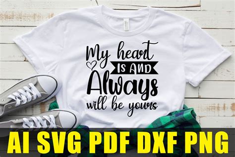 My Heart Is And Always Svg Graphic By Nazmul Mc Creative Fabrica