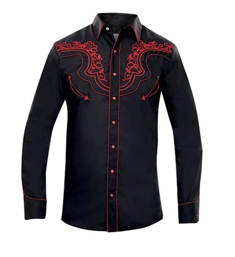 Venta Camisas Vaqueras Rojas En Stock